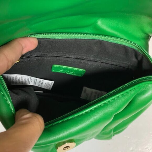 ONLY Women’s Green Slouchy Padded Handbag - Picture 4 of 7